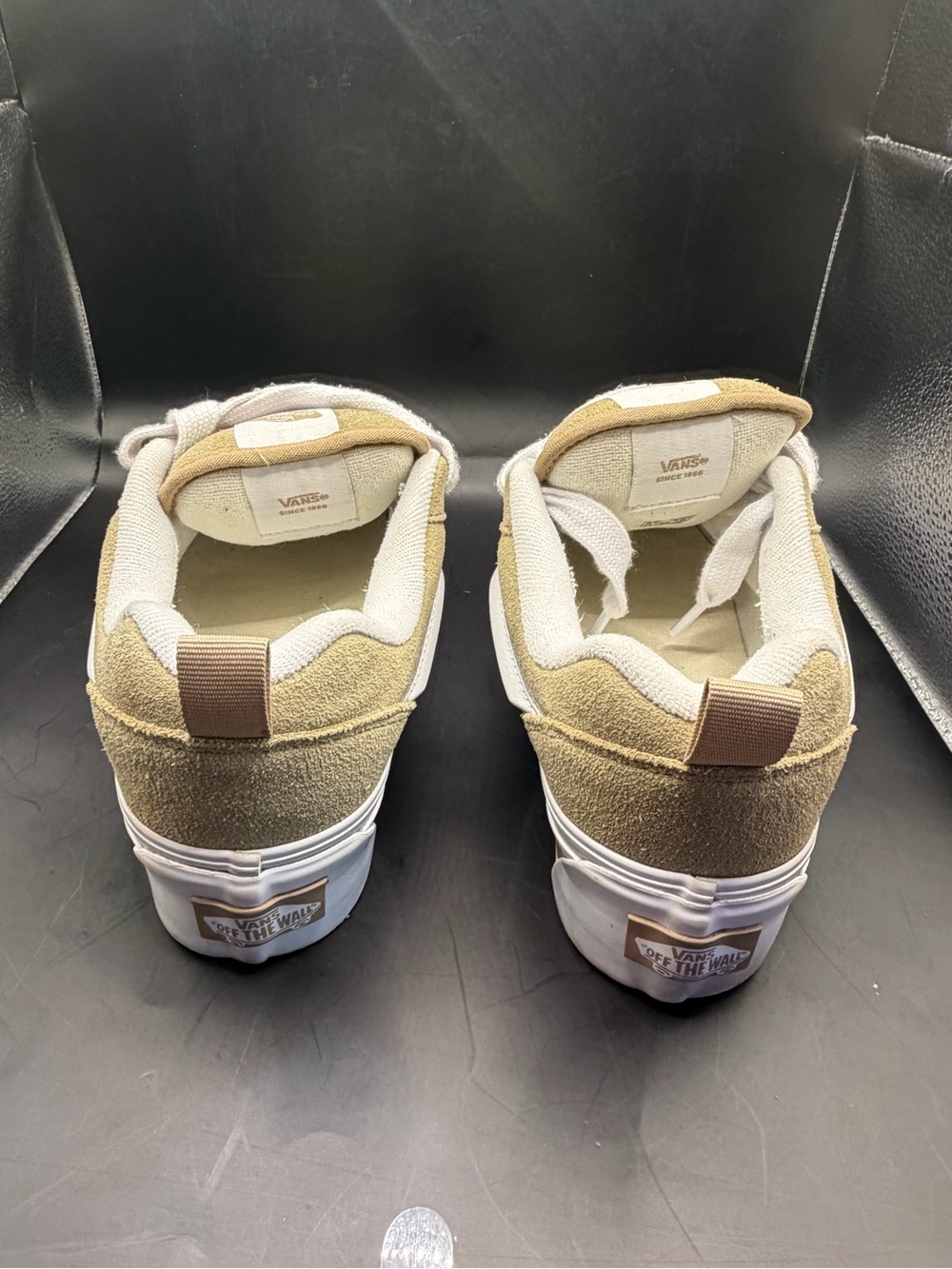 Vans Knu Skool Tan Suede Sneakers Men 6.5 Women 8 - Picture 4 of 7